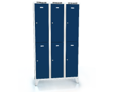  Divided cloakroom locker ALDUR 1 with feet 1920 x 1050 x 500